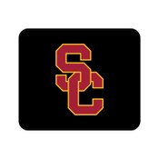 USC Trojans Black SC Interlock Mousepad
